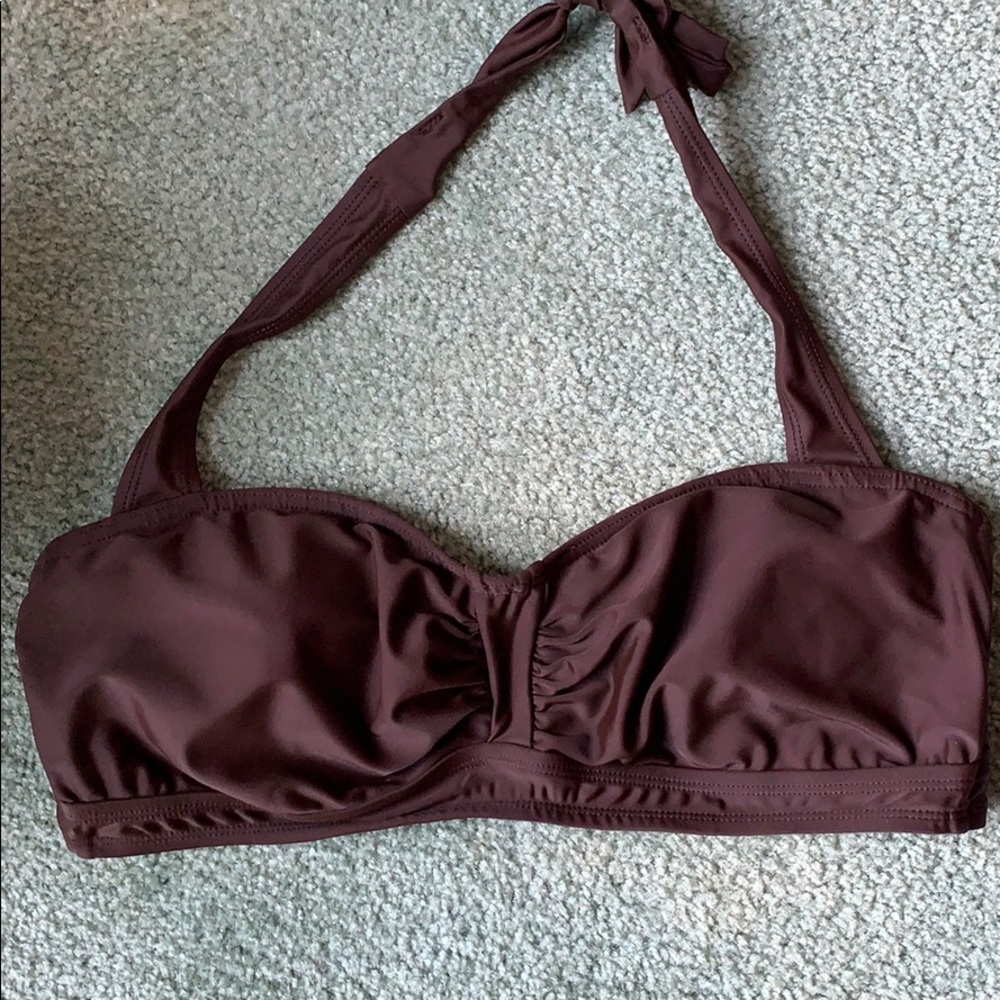 Athleta brown bikini top 38 B/C
